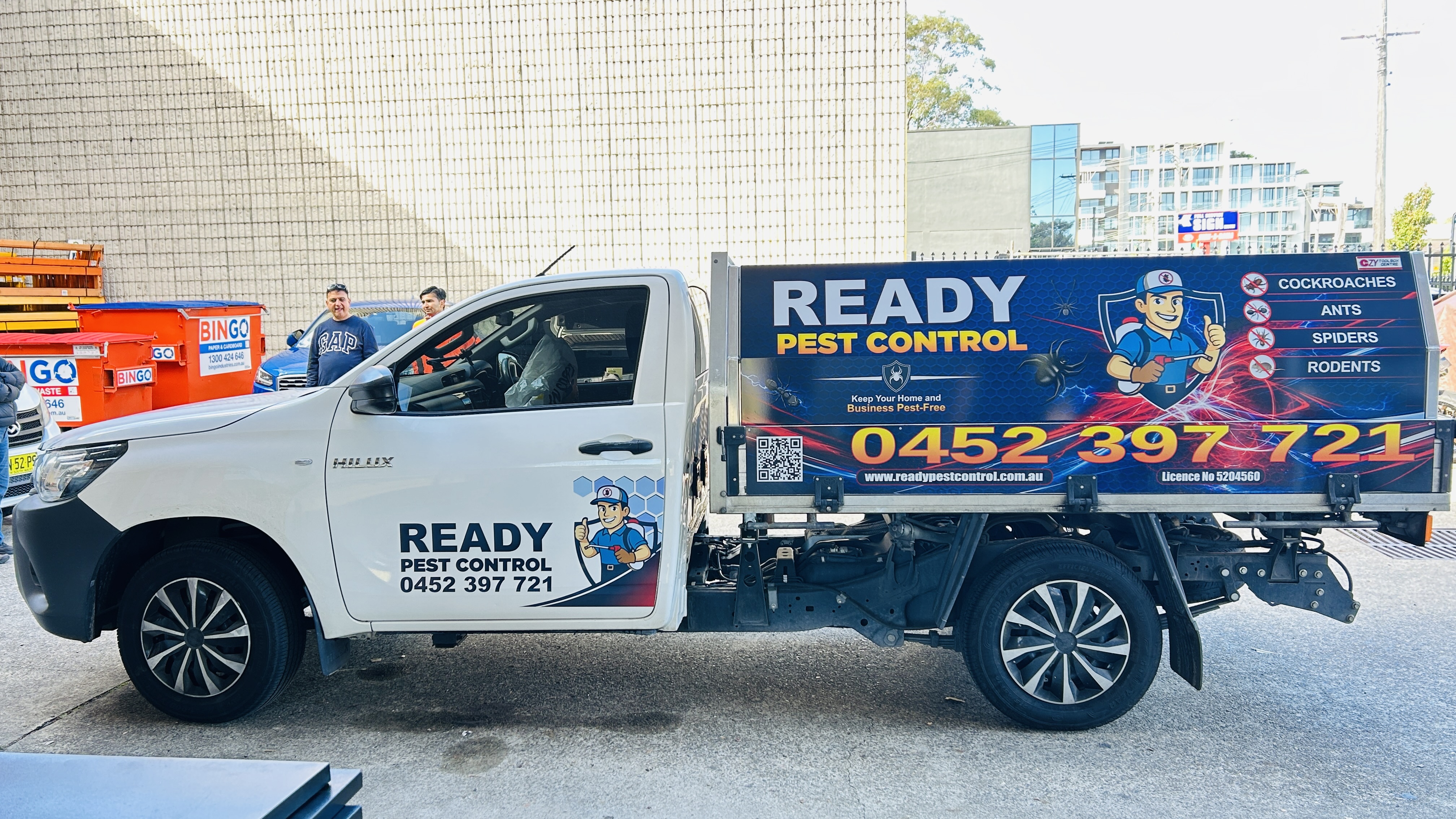 Pest Control UTE wrap